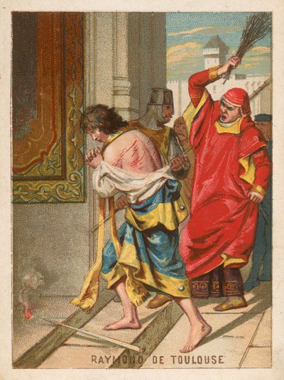 Raymond of Toulouse being beaten in Anatolia by French School