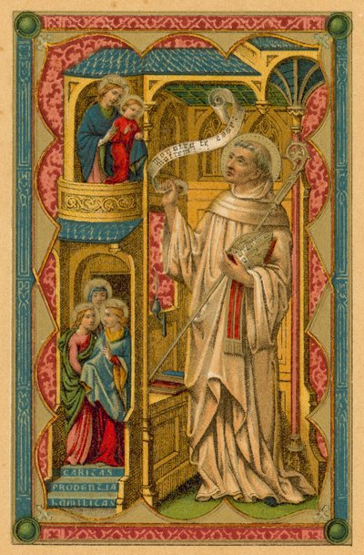 Saint Bernard of Clairvaux by French School