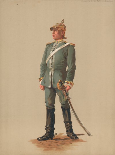 Saxon Guard-Rider, Non-Commissioned Officer by French School