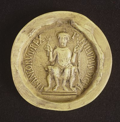 Seal of Philippe I 1082 by French School