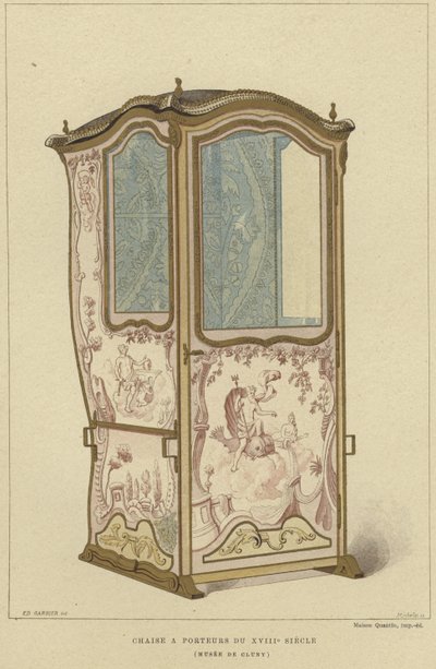 Sedan Chair, 18th Century by French School