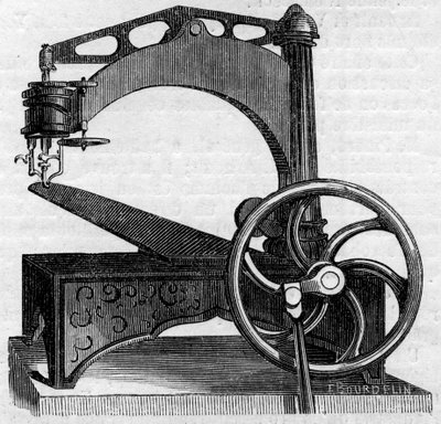 Sewing machine by French School