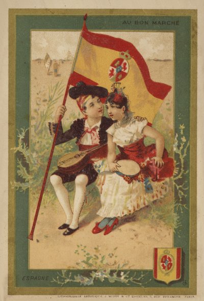 Spanish Couple by French School