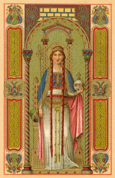 Saint Matilda by French School