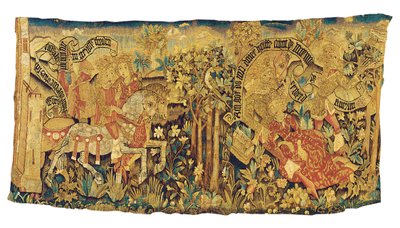 Strasbourg Mythological Tapestry Fragment, c.1470-80 by French School