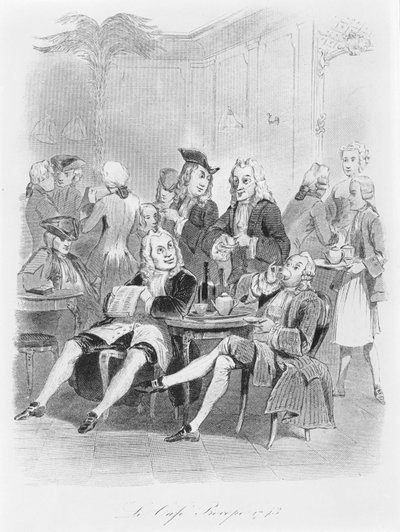 The Procope in 1743 by French School
