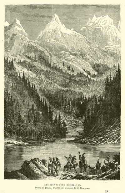 The Rocky Mountains by French School