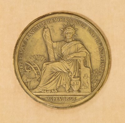 The Seal of the Second Republic, 1848 by French School