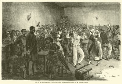 A Wedding Ball in Salers by French School