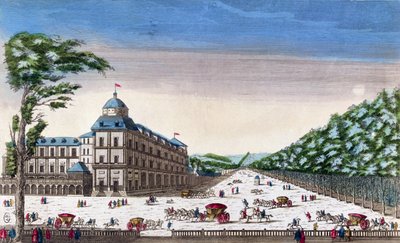 View of Schloss Esterhazy, Eisenstadt, Austria by French School