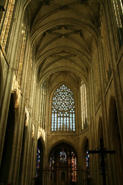 View of the East Window by French School