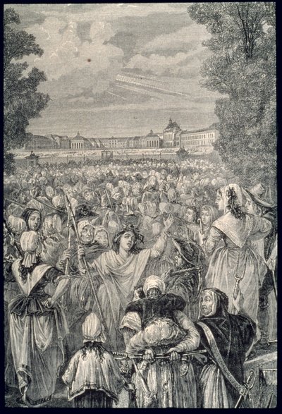 Women March on Versailles, 5-6 October 1789 by French School