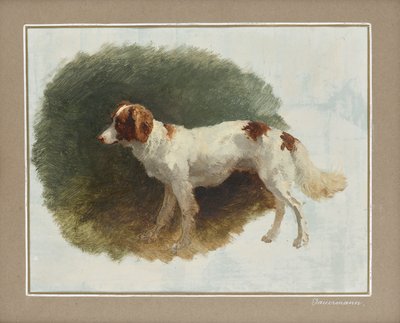 Hunting Dog by Friedrich August Mathias Gauermann
