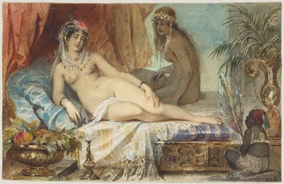 Odalisque by Friedrich August von Kaulbach