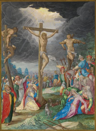 The Crucifixion by Friedrich Brentel after Aegidius Sadeler II after Christoph Schwarz