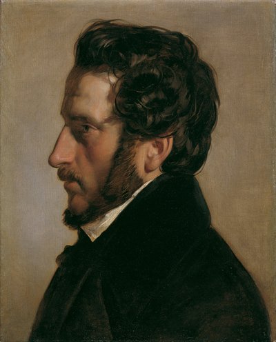 The Painter Friedrich Gauermann by Friedrich von Amerling