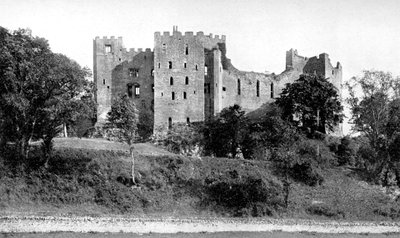 Ludlow Castle, Shropshire, England, 1924-1926 by Frith and Co