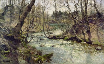 River by Fritz Thaulow