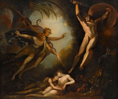 Satan Starting, Touched by Ithuriel