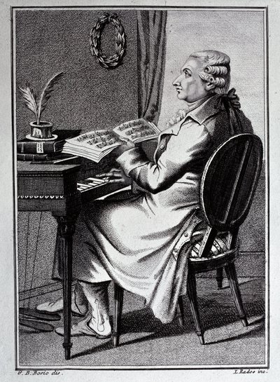 Portrait of Antonio Sacchini by G. B. Bosio