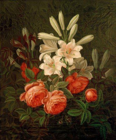 Flower Still Life by G. Normann