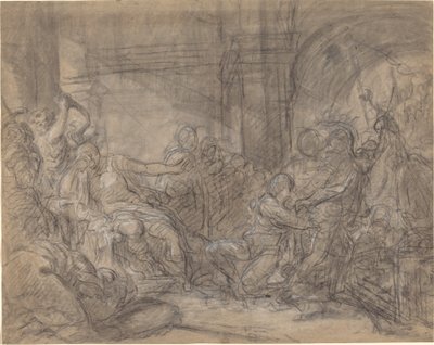 Brutus Condemning His Sons to Death by Gabriel Francois Doyen