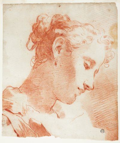 Female Head by Gaetano Gandolfi