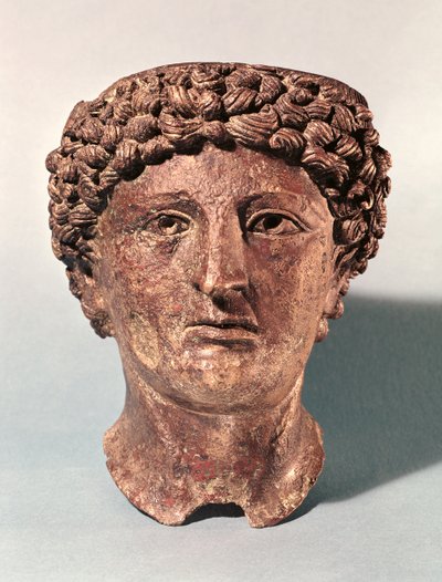 Head of Apollo, from Lillebonne by Gallo Roman