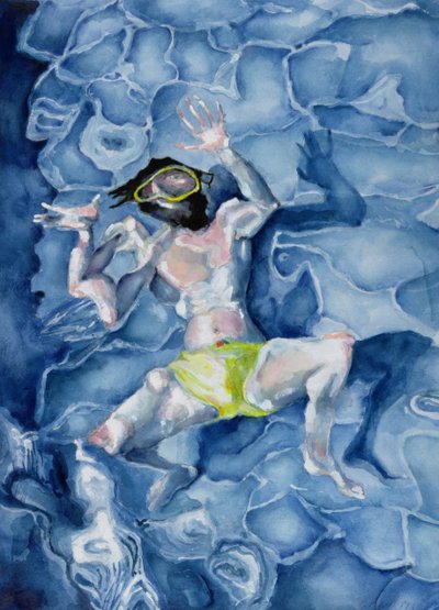 The Swimmer, 1989 by Gareth Lloyd Ball