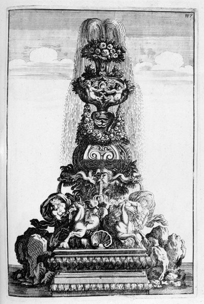 Fountain Design by Georg Andreas Bockler