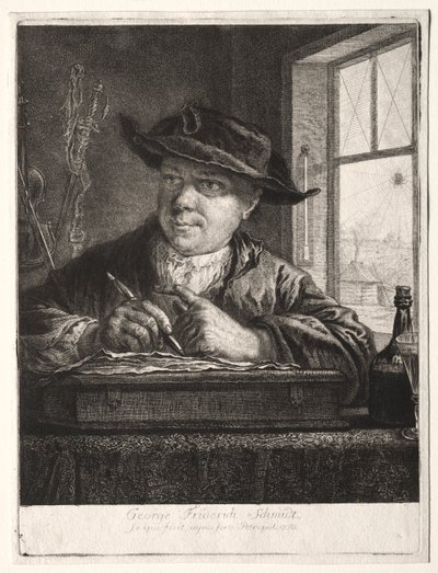Self-Portrait by Georg Friedrich Schmidt