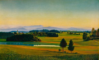 Landscape at Staffelsee by Georg Schrimpf