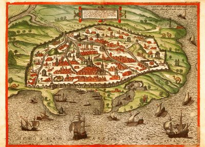 Alexandria, Egypt by Georg and Hogenberg Franz (1535 90) Braun