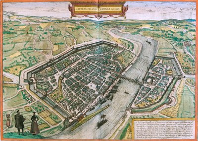 Frankfurt, Germany by Georg and Hogenberg Franz (1535 90) Braun