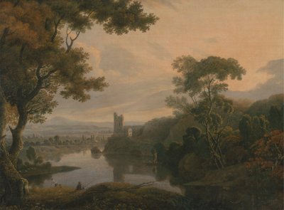 River Landscape by George Barret