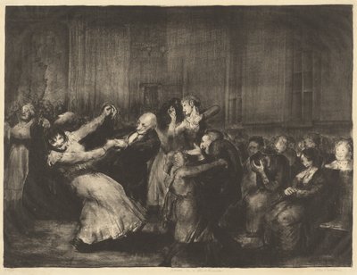 Dance in a Madhouse by George Bellows