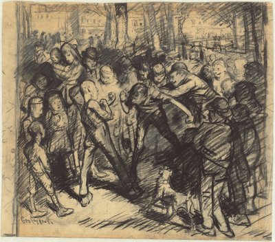 Street Fight by George Bellows