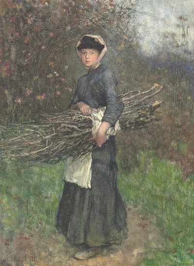 Gathering Firewood by George Clausen