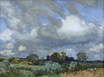 Haymaking by George Clausen