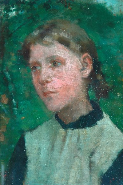 Head of a Girl by George Clausen