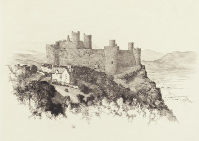 Harlech Castle, Wales by George Elbert Burr