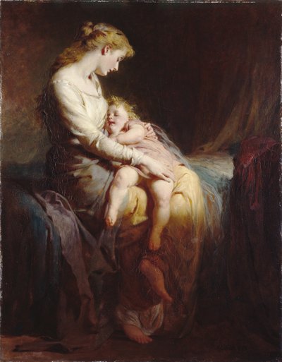 Mother and Child by George Elgar Hicks