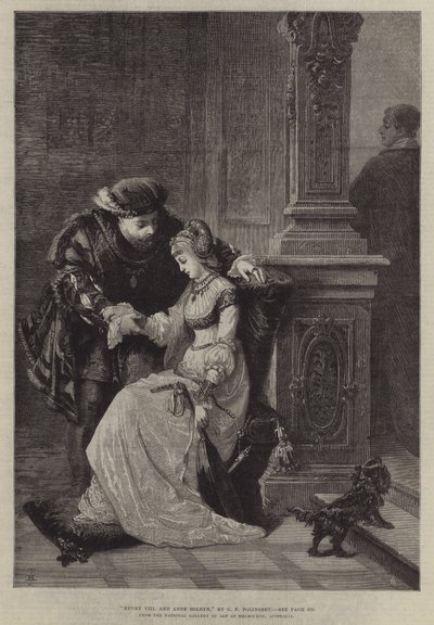 Henry VIII and Anne Boleyn by George Frederick Folingsby