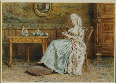Afternoon Tea, 1876 by George Goodwin Kilburne