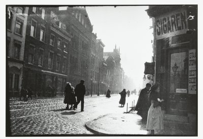 Street View in Rotterdam by George Hendrik Breitner