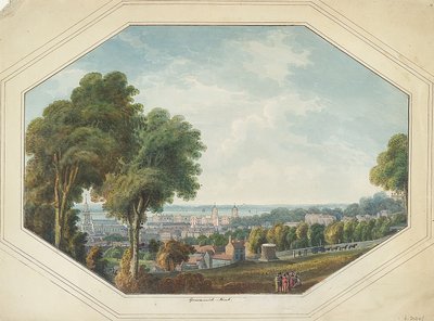 Greenwich from the Point, c.1820 by George Heriot