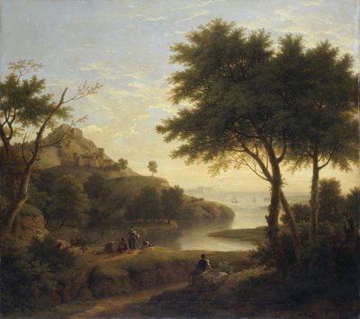 Landscape Near a Coastal Inlet by George Lambert