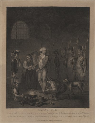 Lafayette in Prison at Olmütz by George Morland