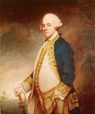 Admiral Sir Charles Hardy (circa 1716-1780) by George Romney