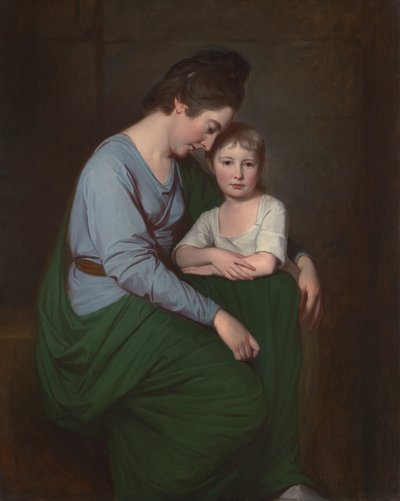 Anne Wilson and Her Daughter, Sybill by George Romney